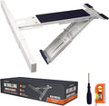 No Drill Window AC Bracket, Single Arm Support for Small Windows, Holds Up to 165 lbs, Adjustable Indoor Installation for
