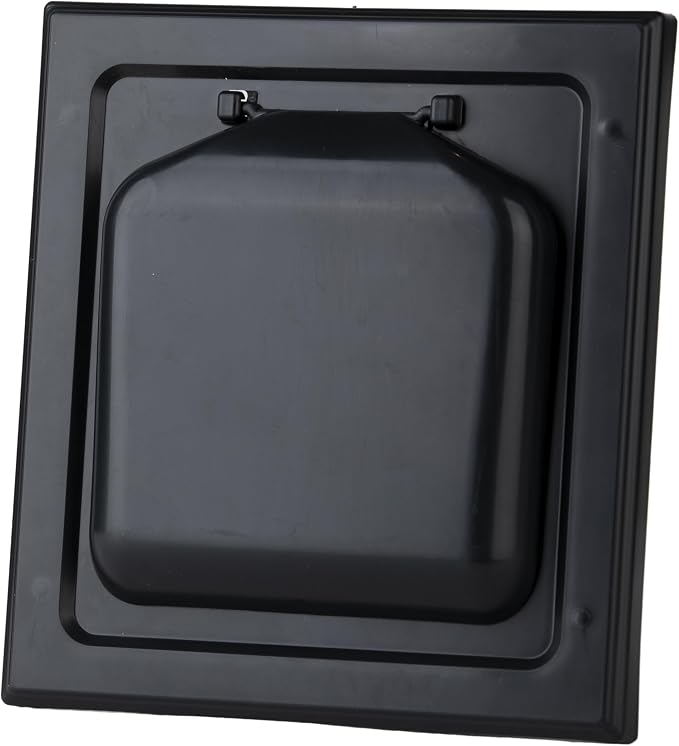 Exclusive Dual Door Dryer Vent Cover Outdoor 4 inch or Bathroom fan, Made in USA w Highest UV Resistant Plastic