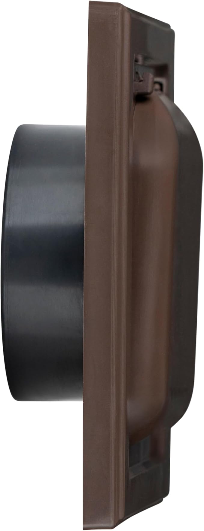 NO-PEST VENT, Exclusive Dual Door Dryer Vent Cover Outdoor 4 inch with Collar, Made in USA w Highest UV, alternate view 2