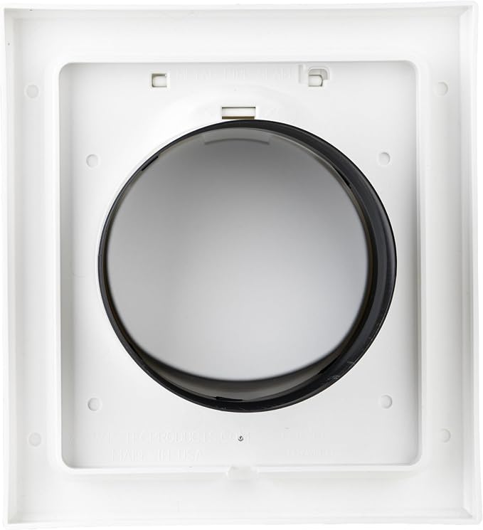 NO-PEST VENT, Exclusive Dual Door Dryer Vent Cover Outdoor 4 inch with Collar, Made in USA w Highest UV, alternate view 5
