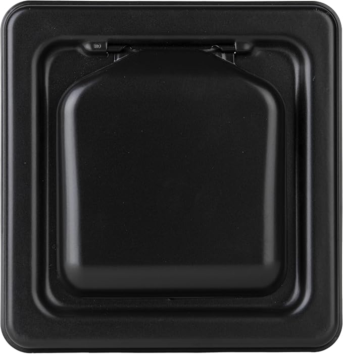 MetalGuard, Dual Door Dryer Vent Cover Outdoor 4 Inch, Powder-Coated Heavy Duty Steel, Pest Proof, Rust