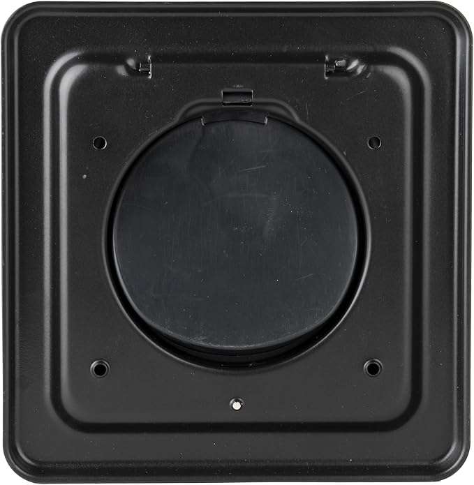 MetalGuard, Dual Door Dryer Vent Cover Outdoor 4 Inch, Powder-Coated Heavy Duty Steel, Pest Proof, Rust