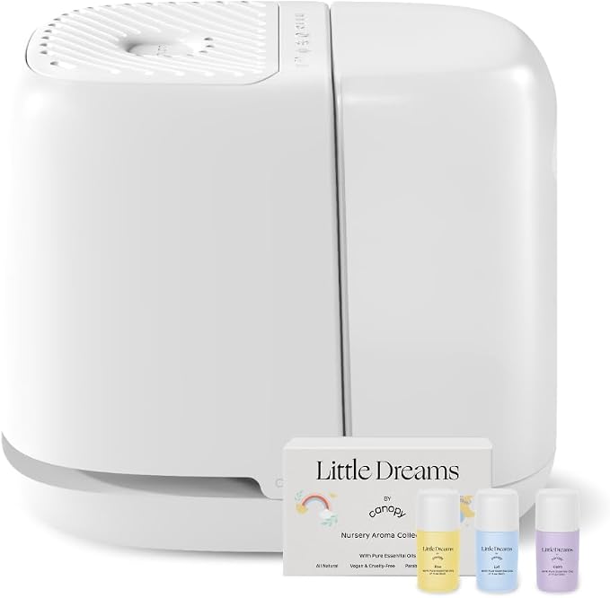 Nursery Humidifier 2.0, White, 36 HR Run Time, 2.5L Capacity Tank - Sleep Lights, White Noise, Clean Aroma Diffusion, product