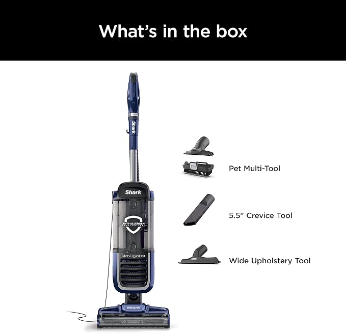 NV151 Navigator Swivel Pro Complete Upright Vacuum with HEPA Filtration, Swivel Steering, Pet Power Brush, Crevice Tool &