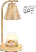 Oak Candle Warmer Lamp with Timer and Dimmer Farmhouse Electric Candle Lamps Warmer for Jar Candles Housewarming Gifts New