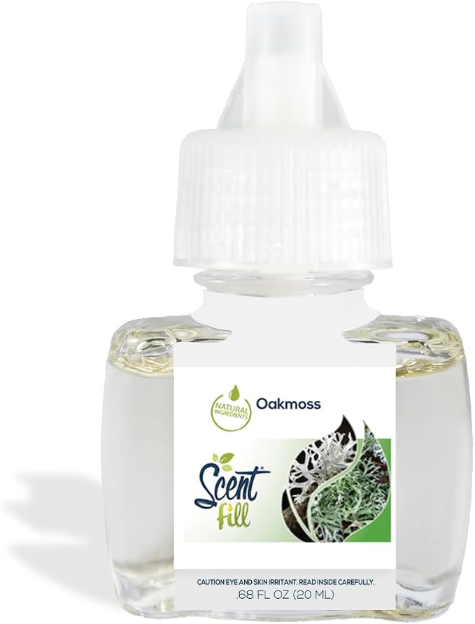 Oakmoss Plug in Air Freshener, 4 Scented Oil Refills, alternate product view 3