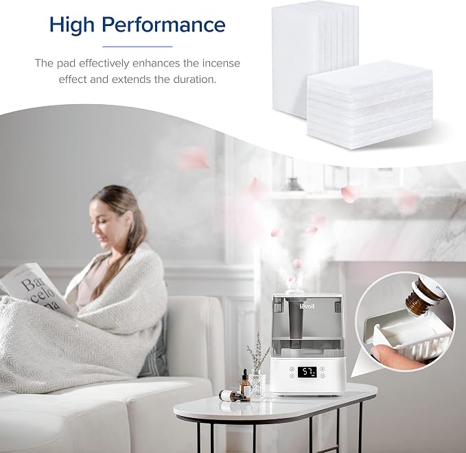 OasisMist Smart Cool and Warm Mist Humidifiers & Aroma Pads 16 Pack, Humidifier Replacement Filters & Humidifier Replacement