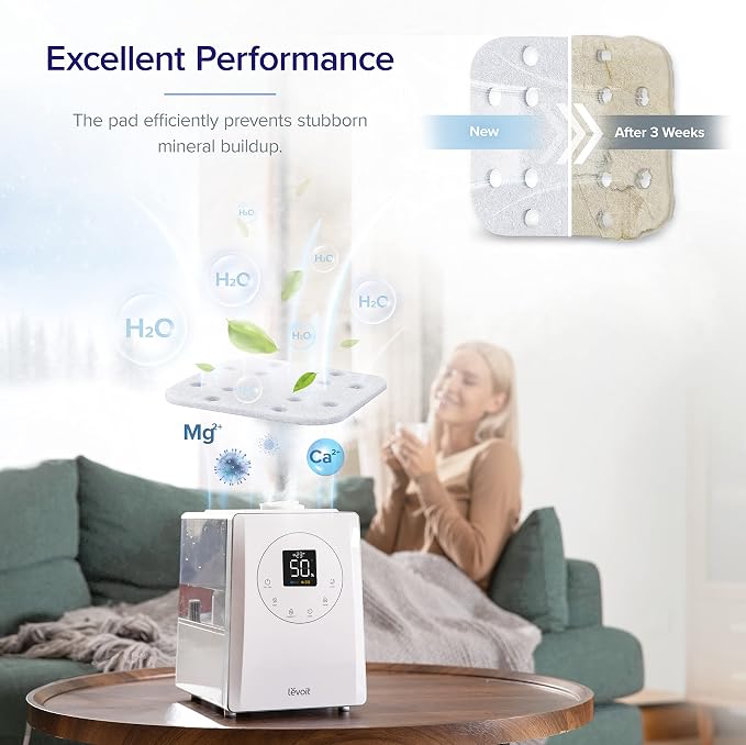 OasisMist Smart Cool and Warm Mist Humidifiers & Aroma Pads 16 Pack, Humidifier Replacement Filters & Humidifier Replacement