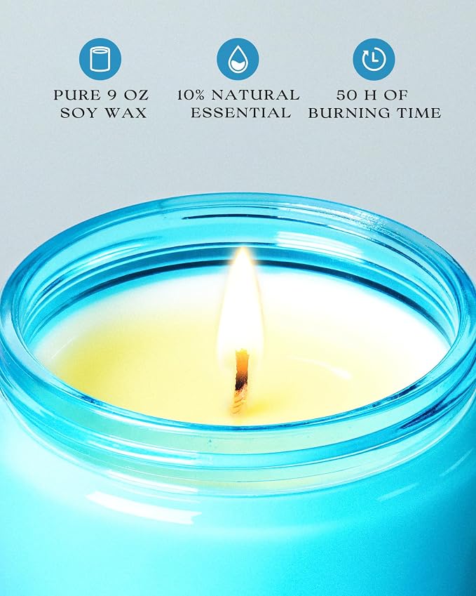 Ocean 2 Pack Odor Eliminating Highly Fragranced Candle - Eliminates Pet, Smoke, Food and Other Smells Quickly, alternate