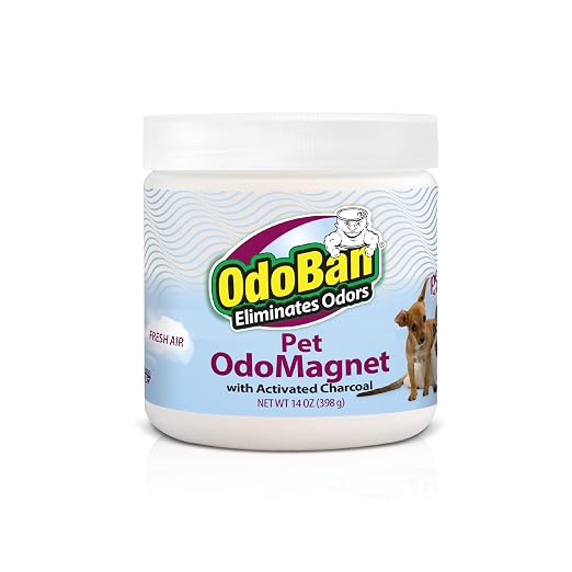 OdoMagnet Pet Odor Eliminator with Activated Charcoal, 14 Ounce 6-Pack, Fresh Air Scent in White., alternate view 2