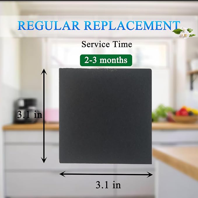 Odor Absorbing Filter Refills for SIMPLI-Magic Trash Can, Activated Charcoal Deodorizer Compatible with SIMPLI-Magic Garbage