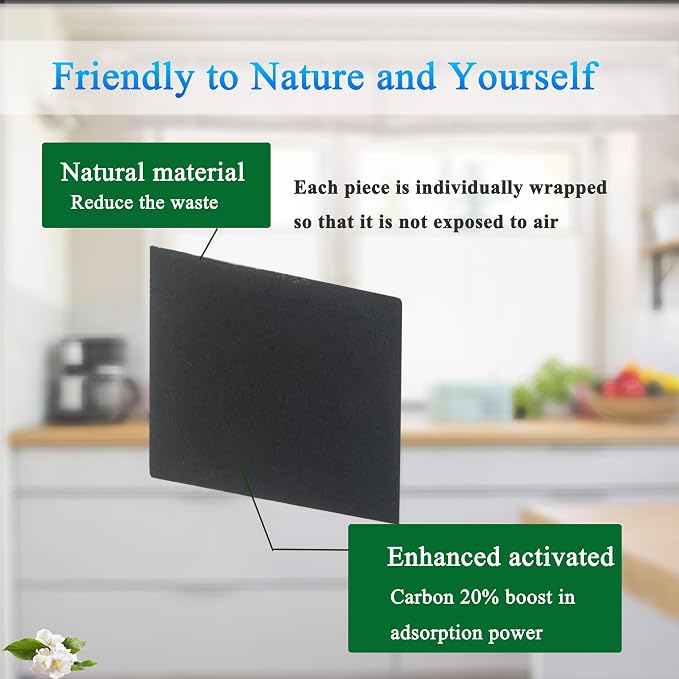 Odor Absorbing Filter Refills for SIMPLI-Magic Trash Can, Activated Charcoal Deodorizer Compatible with SIMPLI-Magic Garbage