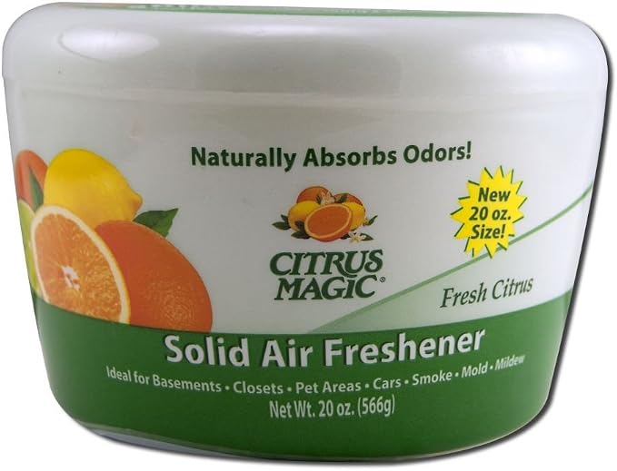 Odor Absorbing Solid Air Freshener, Fresh Citrus, 20-Ounce, Pack of 1 in Fresh Citrus.
