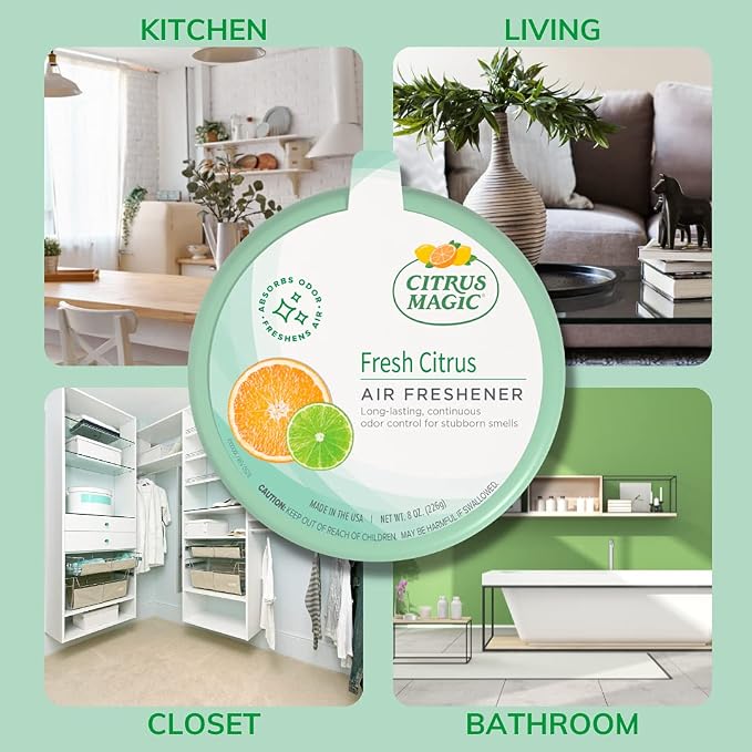 Odor Absorbing Solid Air Freshener, Fresh Citrus, 20-Ounce, Pack of 2 in Fresh Citrus., alternate view 5