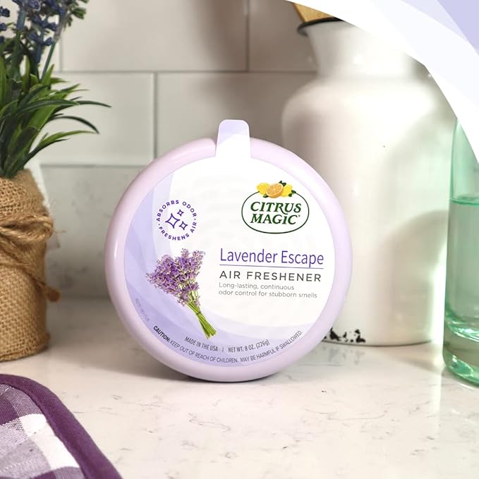 Odor Absorbing Solid Air Freshener, Lavender Escape, 8 Ounce (Pack of 3) 5 inches, alternate product view 2