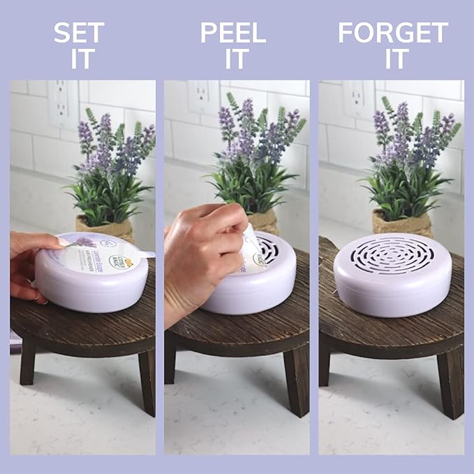 Odor Absorbing Solid Air Freshener, Lavender Escape, 8 Ounce (Pack of 3) 5 inches, alternate product view 5