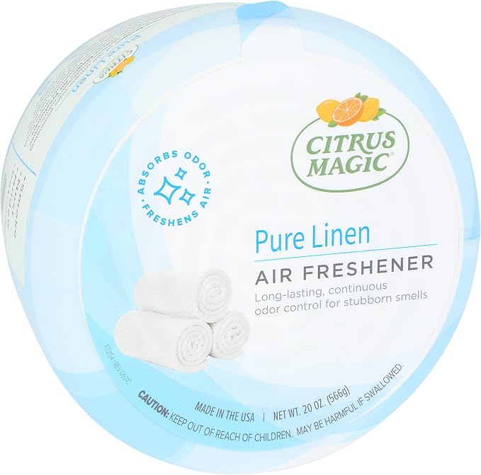 Odor Absorbing Solid Air Freshener, Pure Linen, 20-Ounce, Pack of 2 in Pure Linen., alternate view 3
