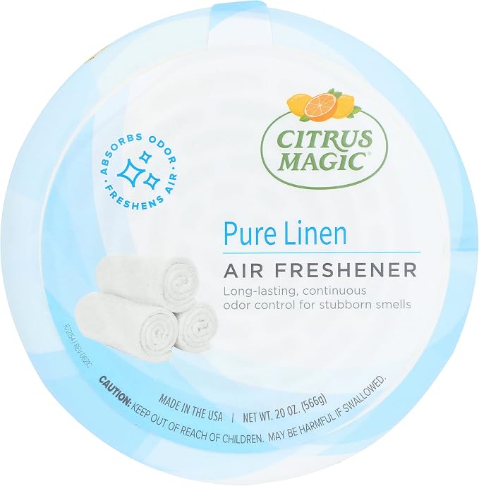 Odor Absorbing Solid Air Freshener, Pure Linen, 20-Ounce, Pack of 2 in Pure Linen., alternate view 4