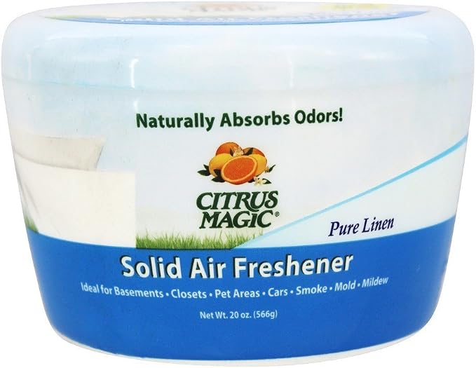 Odor Absorbing Solid Air Freshener, Pure Linen, 20-Ounce in Pure Linen.