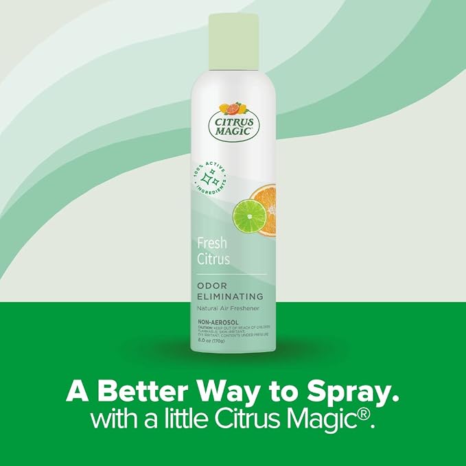 Odor Eliminating Air Freshener Spray, Fresh Citrus, 6-Ounce, Pack of 2 in Fresh Citrus., alternate view 3