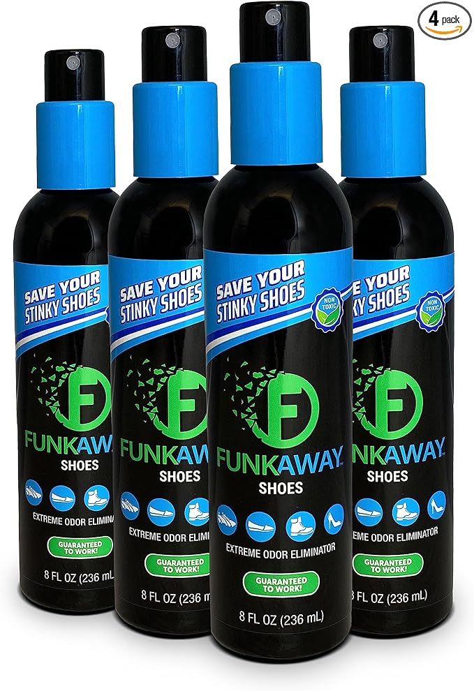 Odor Eliminating Spray for Shoes, Skates, Work Boots & More, 8 oz., 4 Pack, Extreme Odor Eliminator, product image