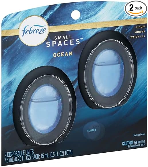 Odor Eliminator Small Spaces Air Freshener Ocean, 25 fl oz, 2 Pk, product image