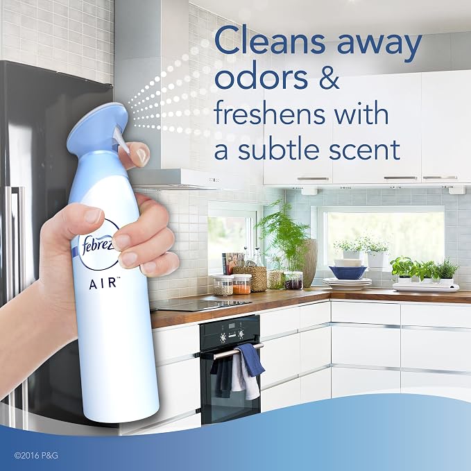 Odor-Fighting Air Freshener with Gain Moonlight Breeze Scent, 8.8 fl oz 10.2 inches Blue, alternate product view 4