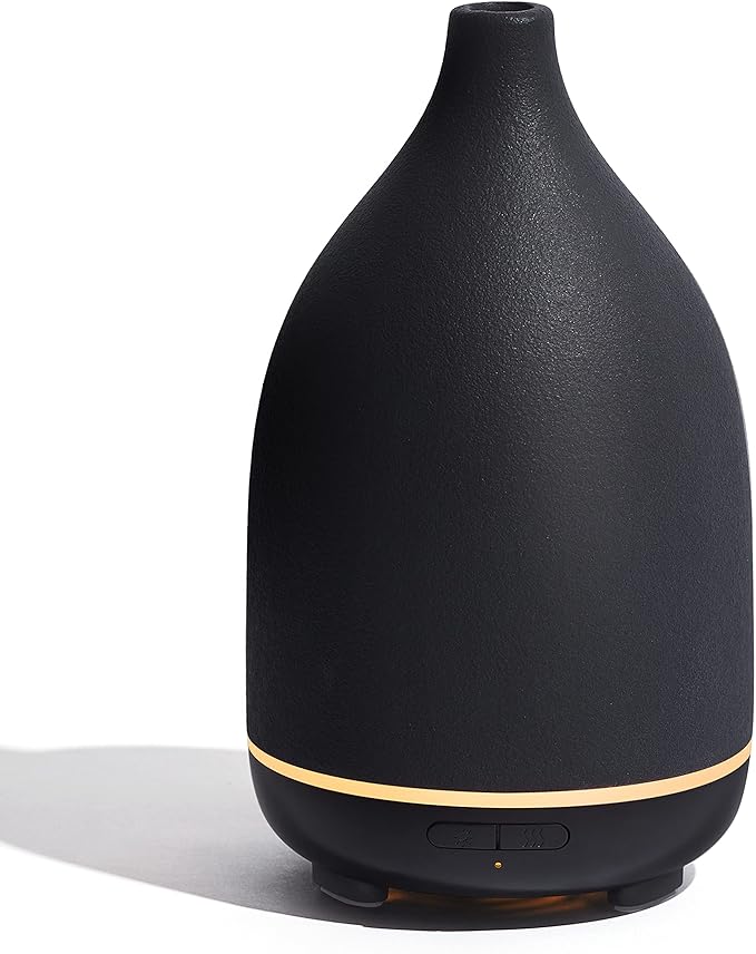 Oil Diffuser, 150ML Ceramic Diffuser for Essential Oils Handcrafted Aromatherapy Diffuser Ultrasonic Cool Mist Humidifier