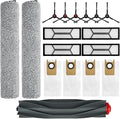 Omni S1 Pro Replacement Parts Accessories for Omni S1/S1 Pro Robot Vacuum: Main Brush X1, Side Brush X6, Washable Filter