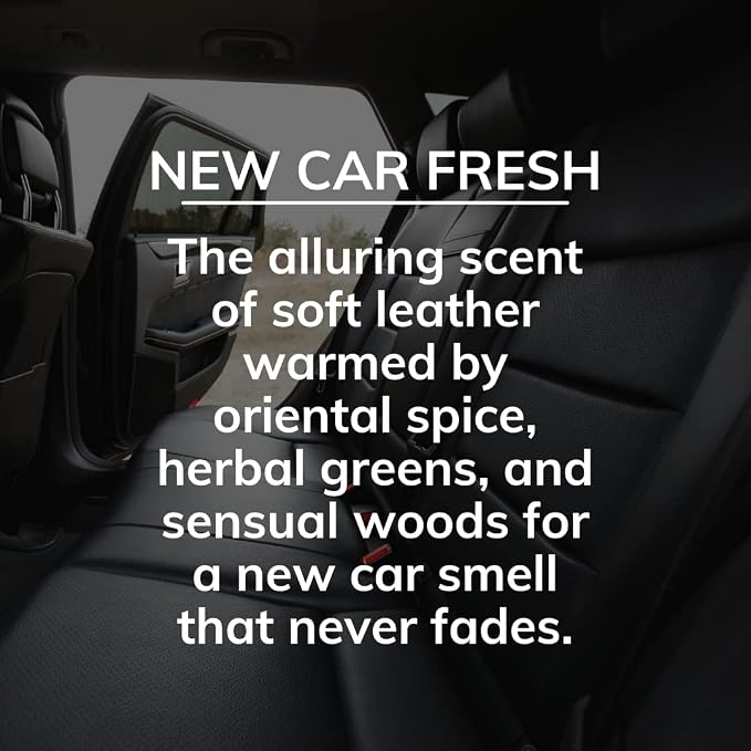 On The Go Odor Absorbing Solid Air Freshener, Luxurious New Car, 8-Ounce, Pack of 3, alternate product view 3