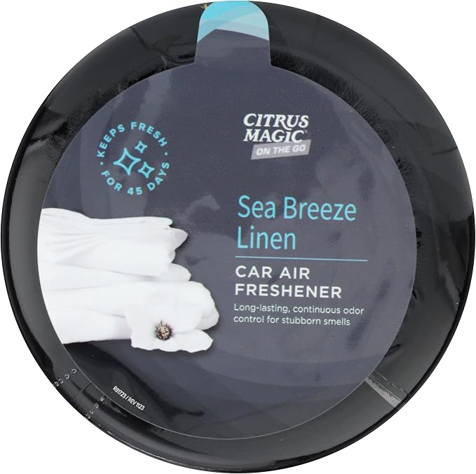 On The Go Odor Absorbing Solid Air Freshener, Sea Breeze Linen, 8-Ounce, Pack of 1, alternate product view 2