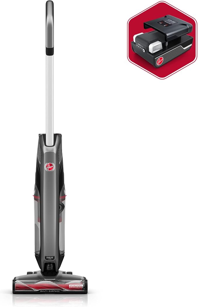 ONEPWR Evolve Pet Cordless Vacuum Cleaner, Black, Lightweight Stick Vac, Small Upright Vacuum Cleaner, Ideal for Pet Hair