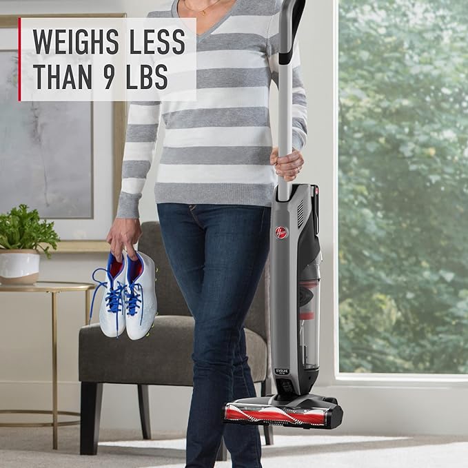 ONEPWR Evolve Pet Cordless Vacuum Cleaner, Black, Lightweight Stick Vac, Small Upright Vacuum Cleaner, Ideal for Pet Hair