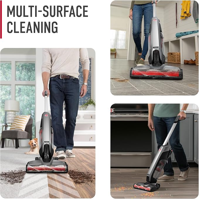 ONEPWR Evolve Pet Cordless Vacuum Cleaner, Black, Lightweight Stick Vac, Small Upright Vacuum Cleaner, Ideal for Pet Hair