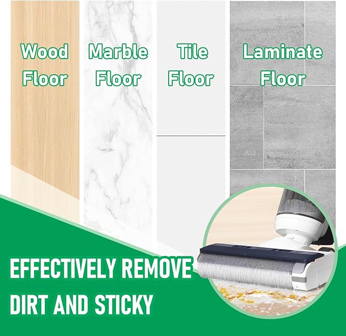 Only iFLOOR 5 Breeze Roller Brush Replacement and Vacuum Filter Kit Compatible with iFloor 5 Breeze Wet Dry Vacuum