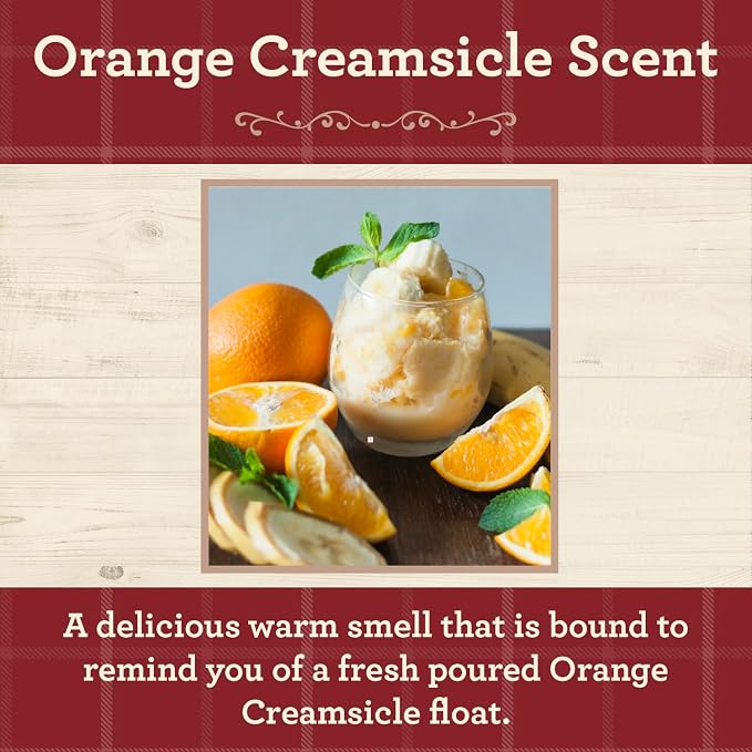 Orange Creamsicle Scented Mason Jar Candle, 100 Hour Burn Time, 13 Ounces, alternate product view 2