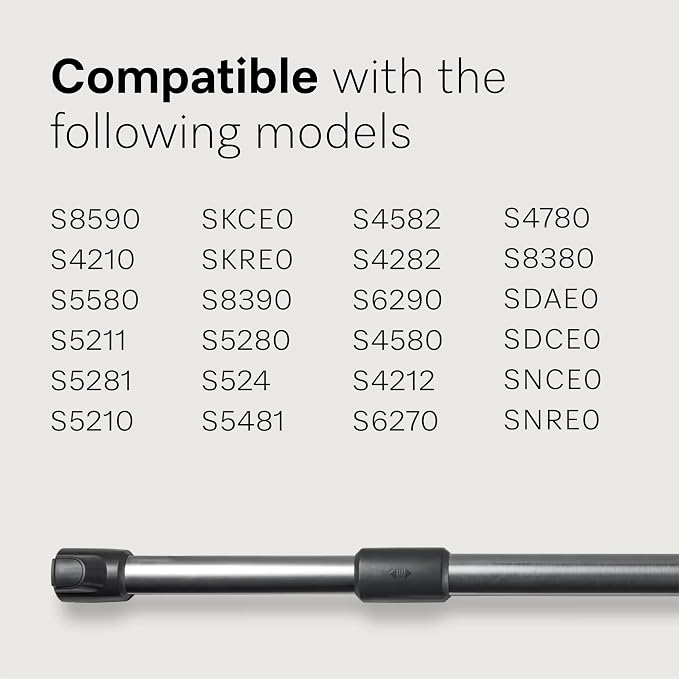 Original HES Telescopic Wand and Connector for Pure Suction Canister Vacuum Cleaners, alternate product view 2