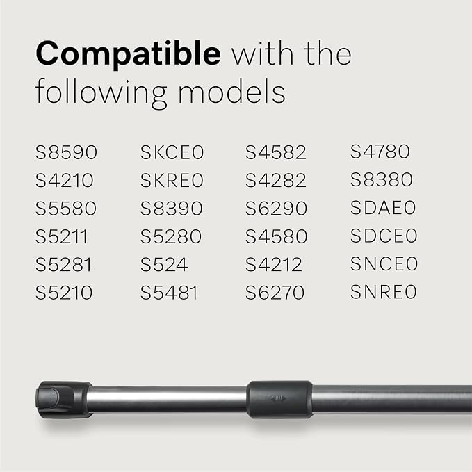 Original HES Telescopic Wand and Connector for Pure Suction Canister Vacuum Cleaners, alternate product view 5