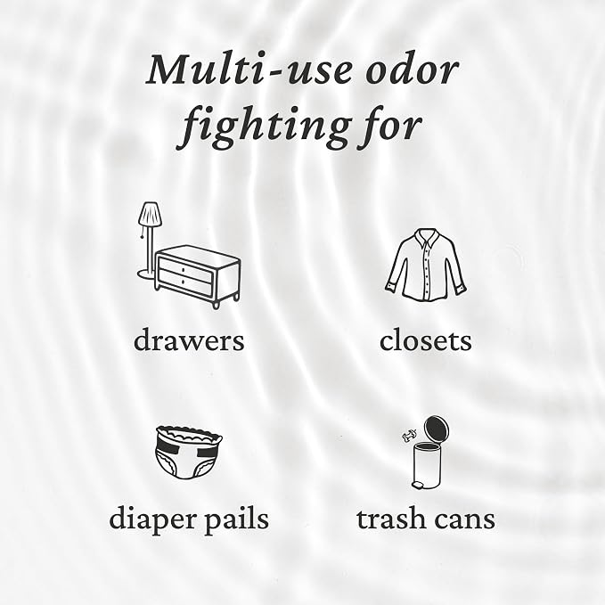 Original Odor Eliminating & Deodorizing Packs - Bag of 6 & Fresh Pod Case - Safer Odor Relief for Small Spaces, alternate