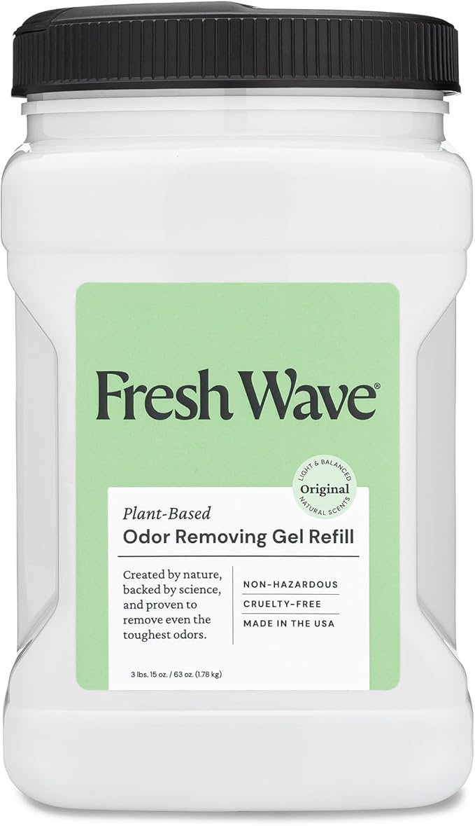 Original Scent Odor Removing Gel Refill, 63 oz. | Safer Odor Absorbers for Home, Cooking, Trash, product image