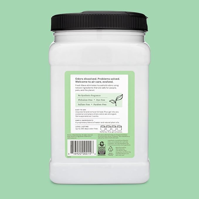 Original Scent Odor Removing Gel Refill, 63 oz. | Safer Odor Absorbers for Home, Cooking, Trash, alternate product view 8
