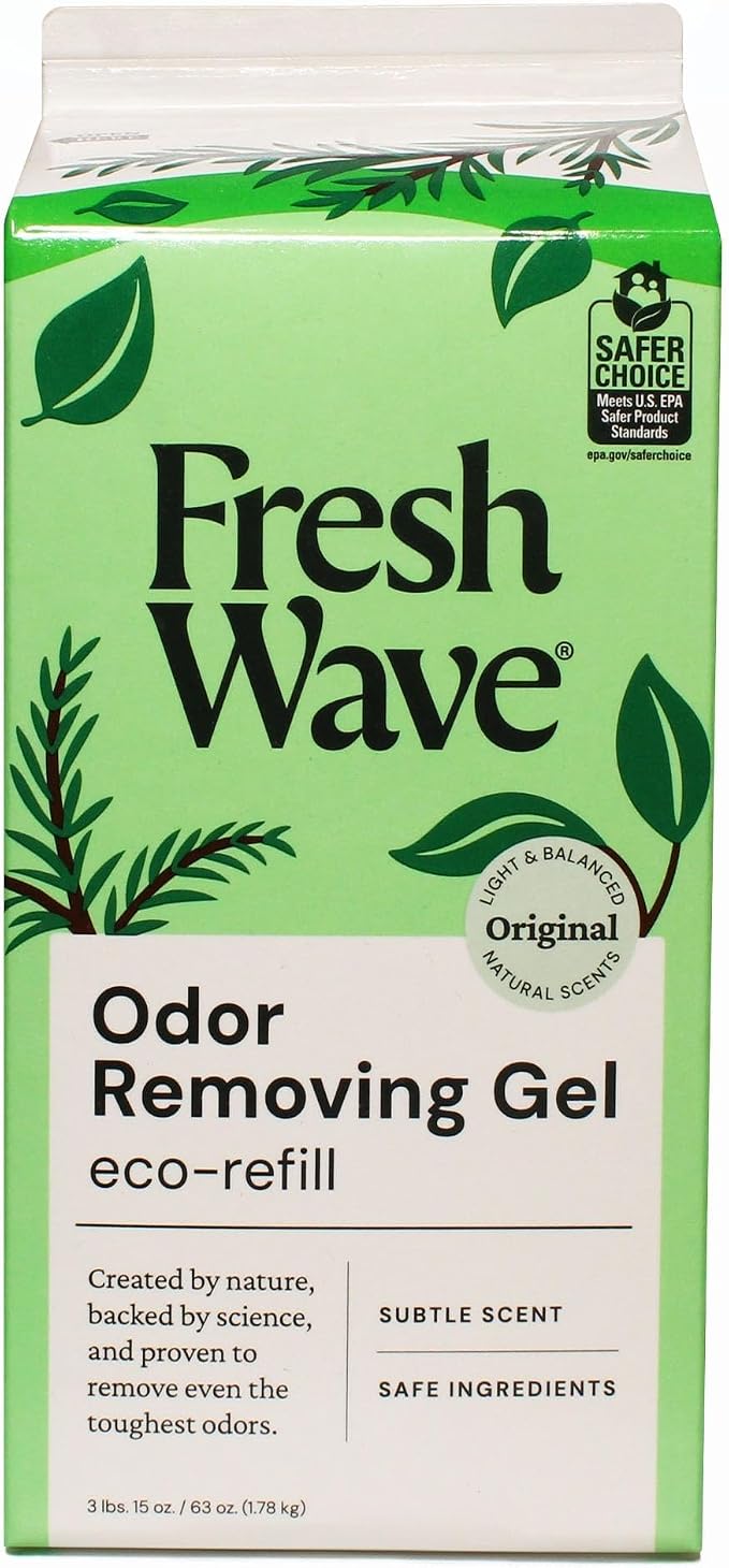 Original Scent Odor Removing Gel Refill, 63 oz. | Safer Odor Absorbers for Home, Cooking, Trash, alternate product view 9