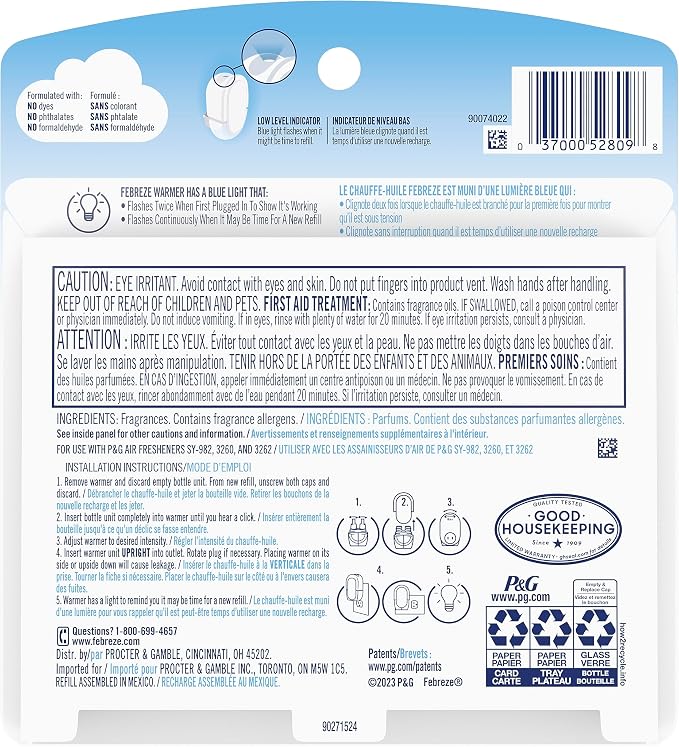 Origins Fade Defy PLUG Air Freshener & Odor Fighter, Ocean, (2).87 fl. oz. Oil Refills 0 Count 6.26 inches, alternate product