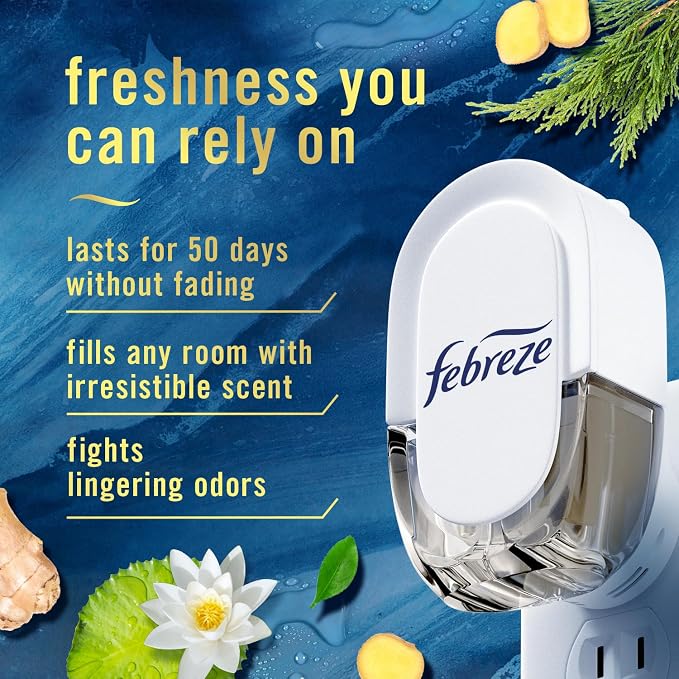Origins Fade Defy PLUG Air Freshener & Odor Fighter, Ocean, (2).87 fl. oz. Oil Refills 0 Count 6.26 inches, alternate product