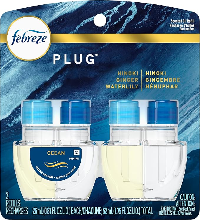 Origins Fade Defy PLUG Air Freshener & Odor Fighter, Ocean, (2).87 fl. oz. Oil Refills 0 Count 6.26 inches, alternate product
