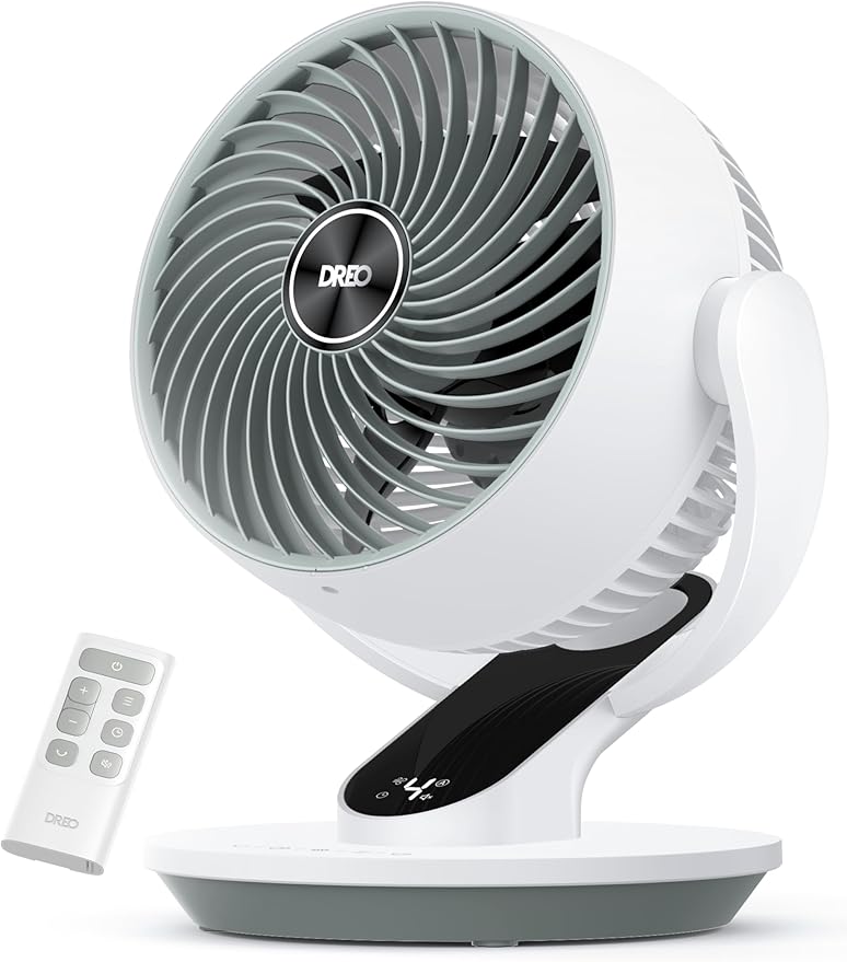 Oscillating Fan for Bedroom, 13 Inch Quiet Table Fans for Home Whole Room, 70ft Powerful Airflow, Desk Air Circulator Fan