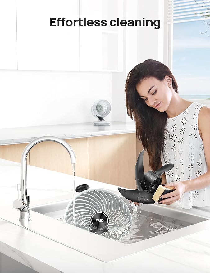 Oscillating Fan for Bedroom, 13 Inch Quiet Table Fans for Home Whole Room, 70ft Powerful Airflow, Desk Air Circulator Fan