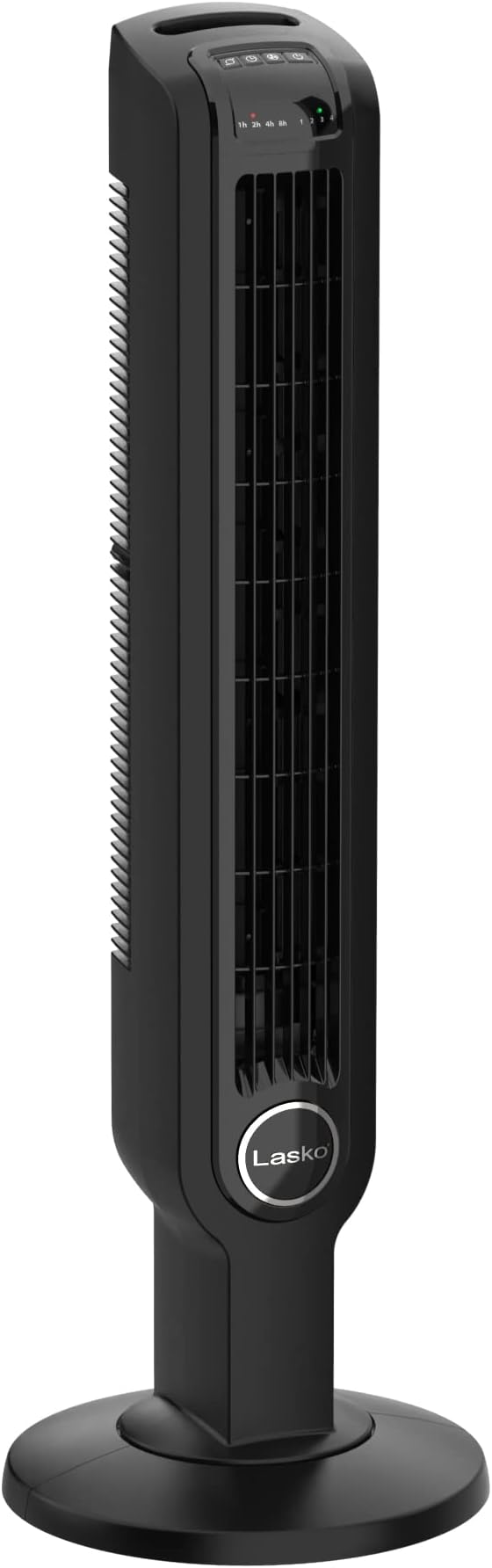 Oscillating Tower Fan, Remote Control, Timer, Dark Mode, 4 Speeds, for Bedroom, Living Room, and Office, 36”, Black, T36511