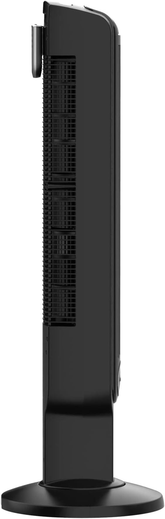 Oscillating Tower Fan, Remote Control, Timer, Dark Mode, 4 Speeds, for Bedroom, Living Room, and Office, 36”, Black, T36511