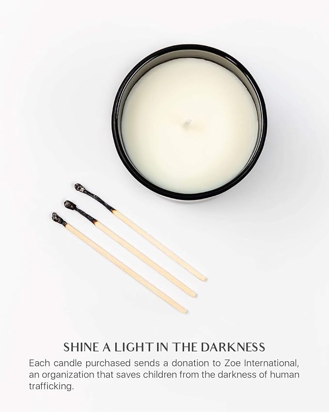 Oud Wood Christmas Scented Candles | Soy Candles, Black Candle for Home | Holiday Candle Gifts for Women and, alternate